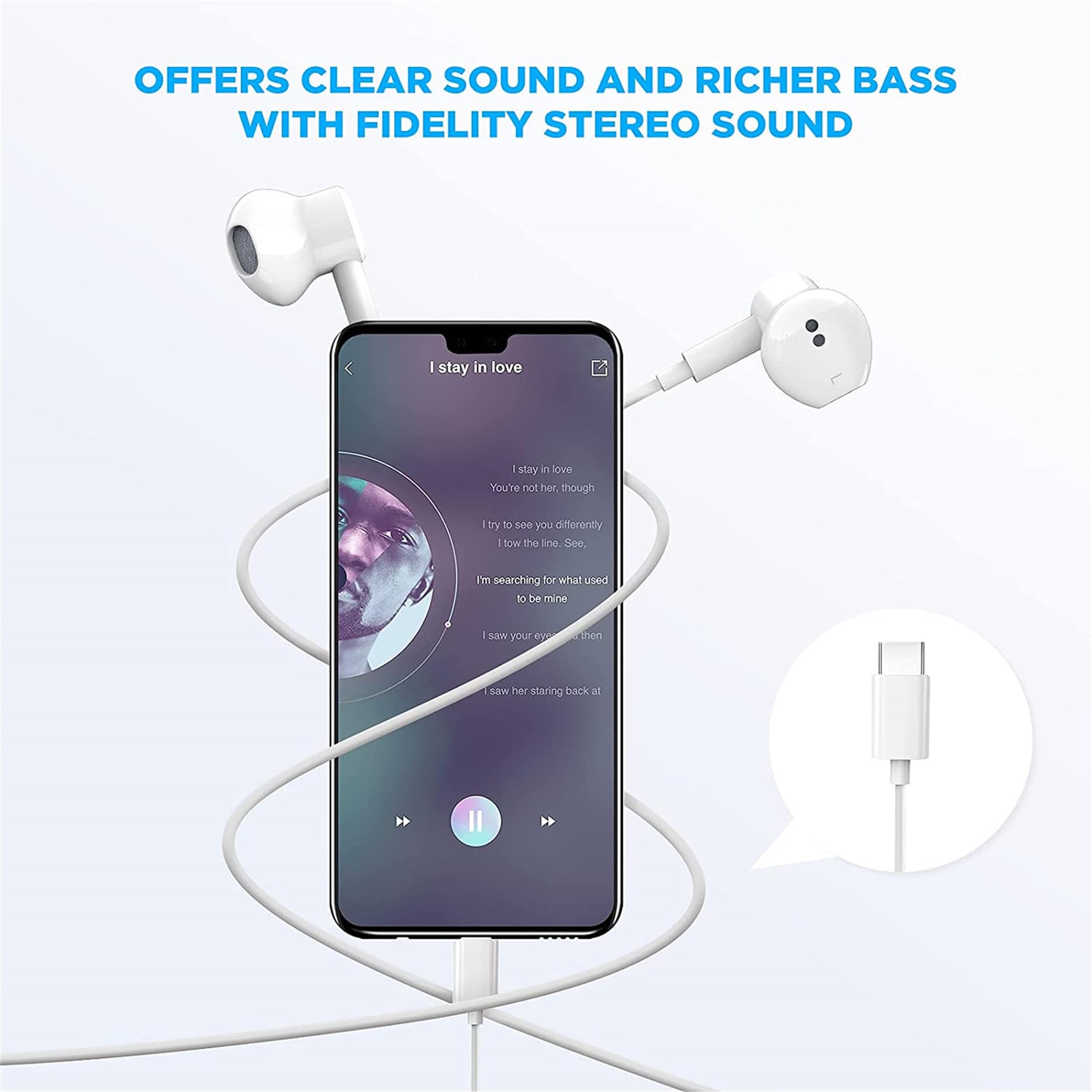 Amazon.co.jp: iPhone 17/16/15 Pro Max Plusイヤホン用USB C
